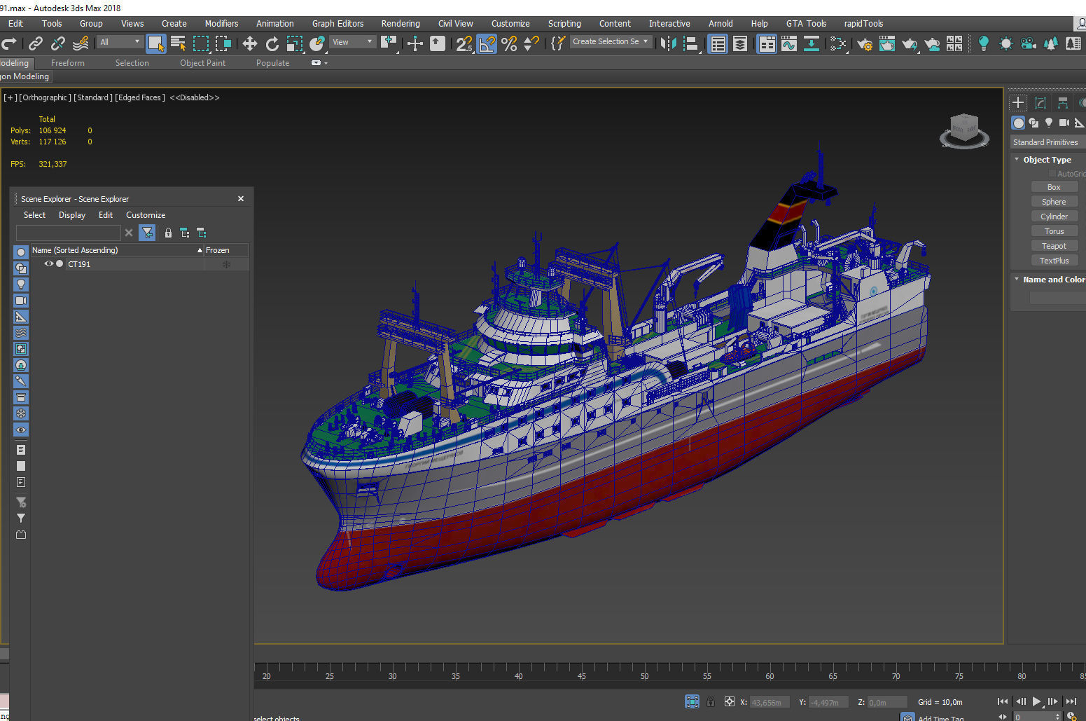 Fishing trawler 3D model_26