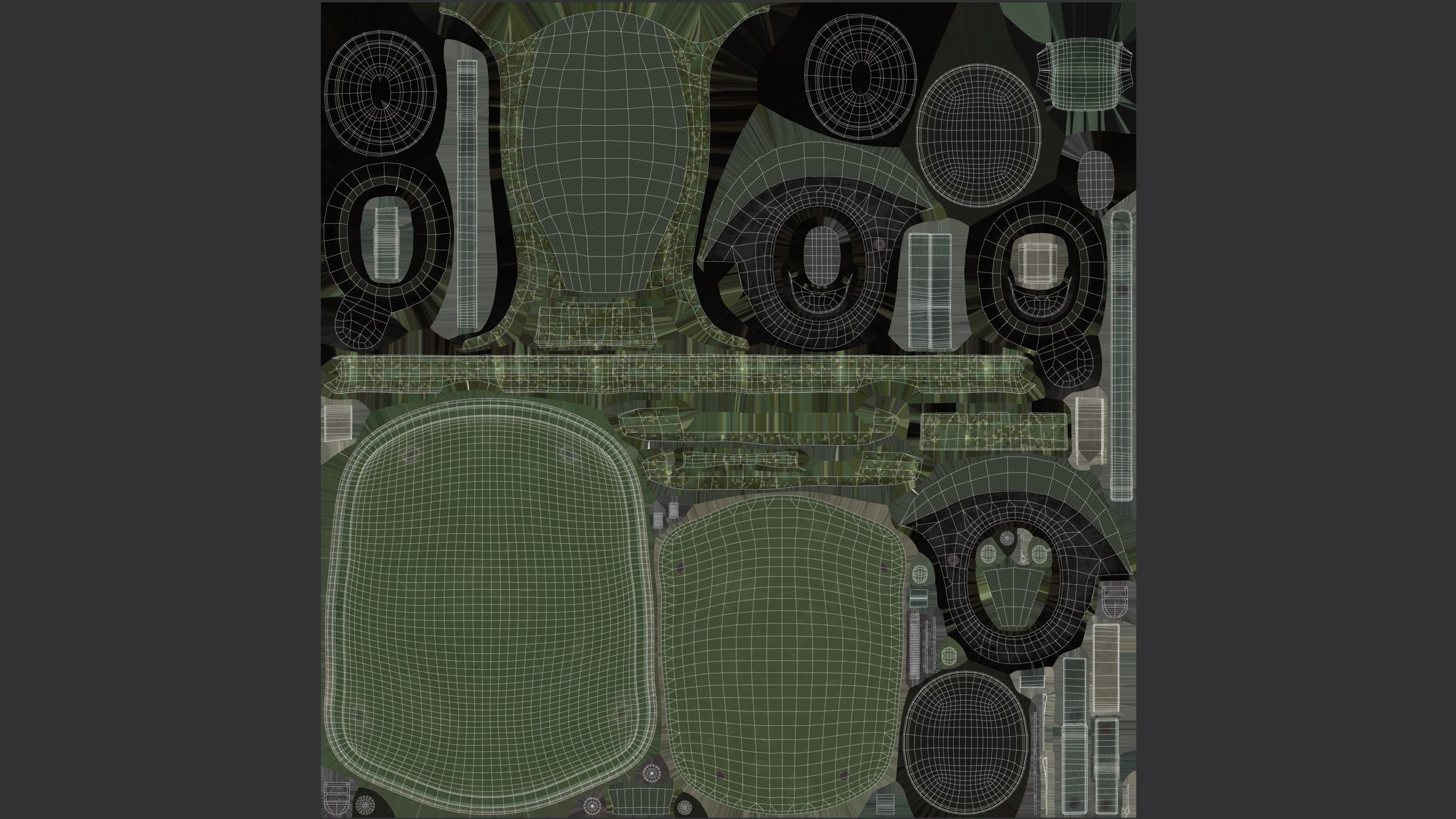 Tankman Helmet 6B48-2 Low-poly 3D model_9