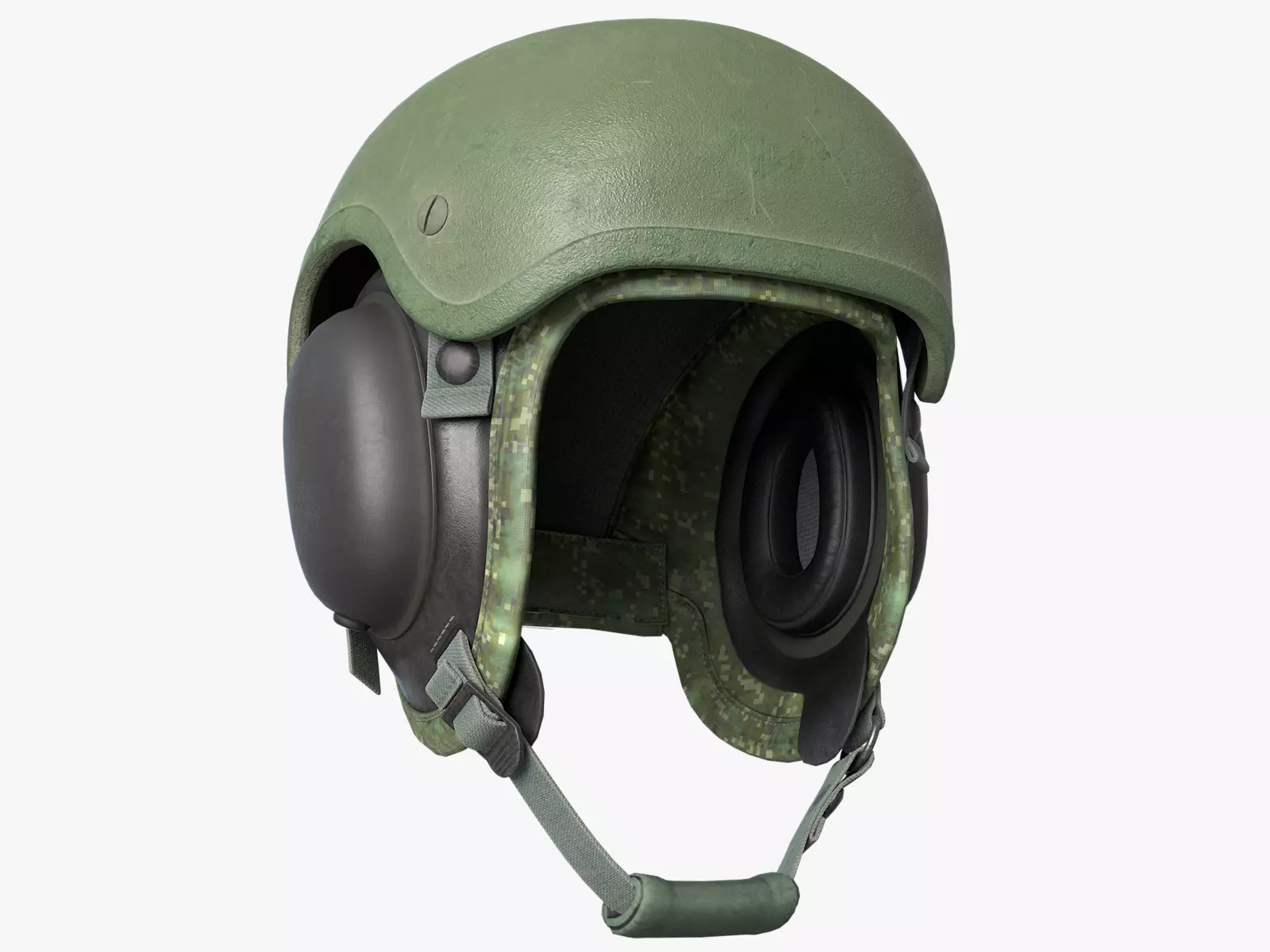 Tankman Helmet 6B48-2 Low-poly 3D model_0