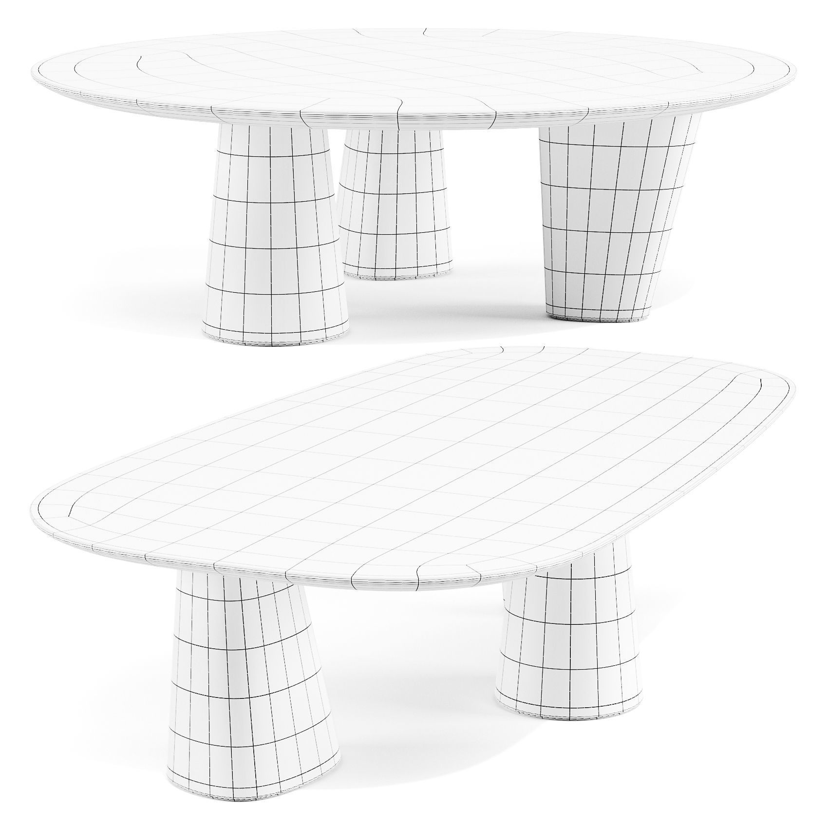 LeoLux Loggia - Coffee Tables 3D model_4