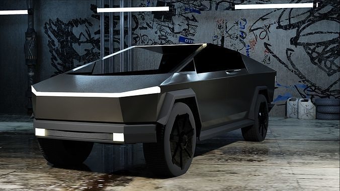 Tesla cybertruck 3D model