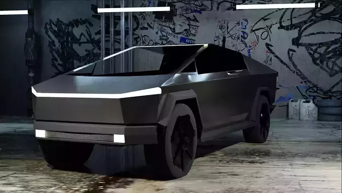 Tesla cybertruck 3D model