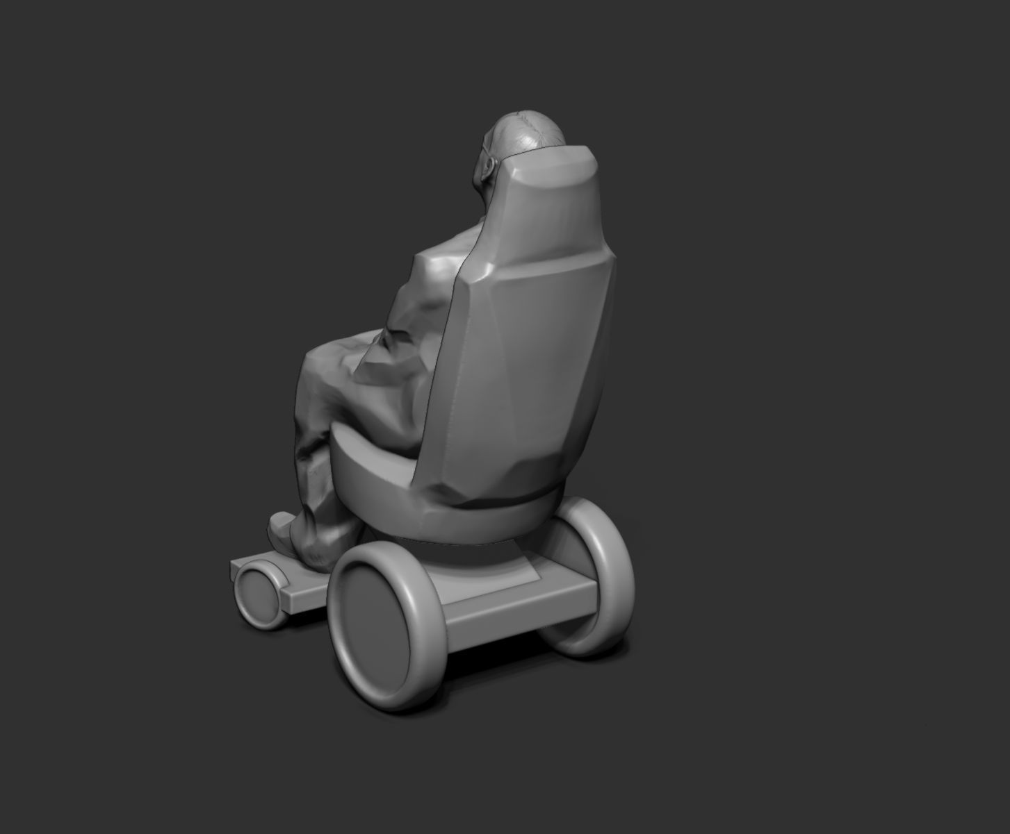 Stephen Hawking 3D print model_17