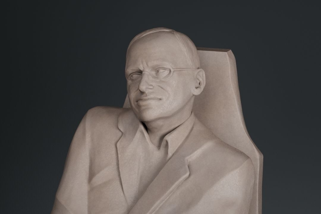Stephen Hawking 3D print model_14
