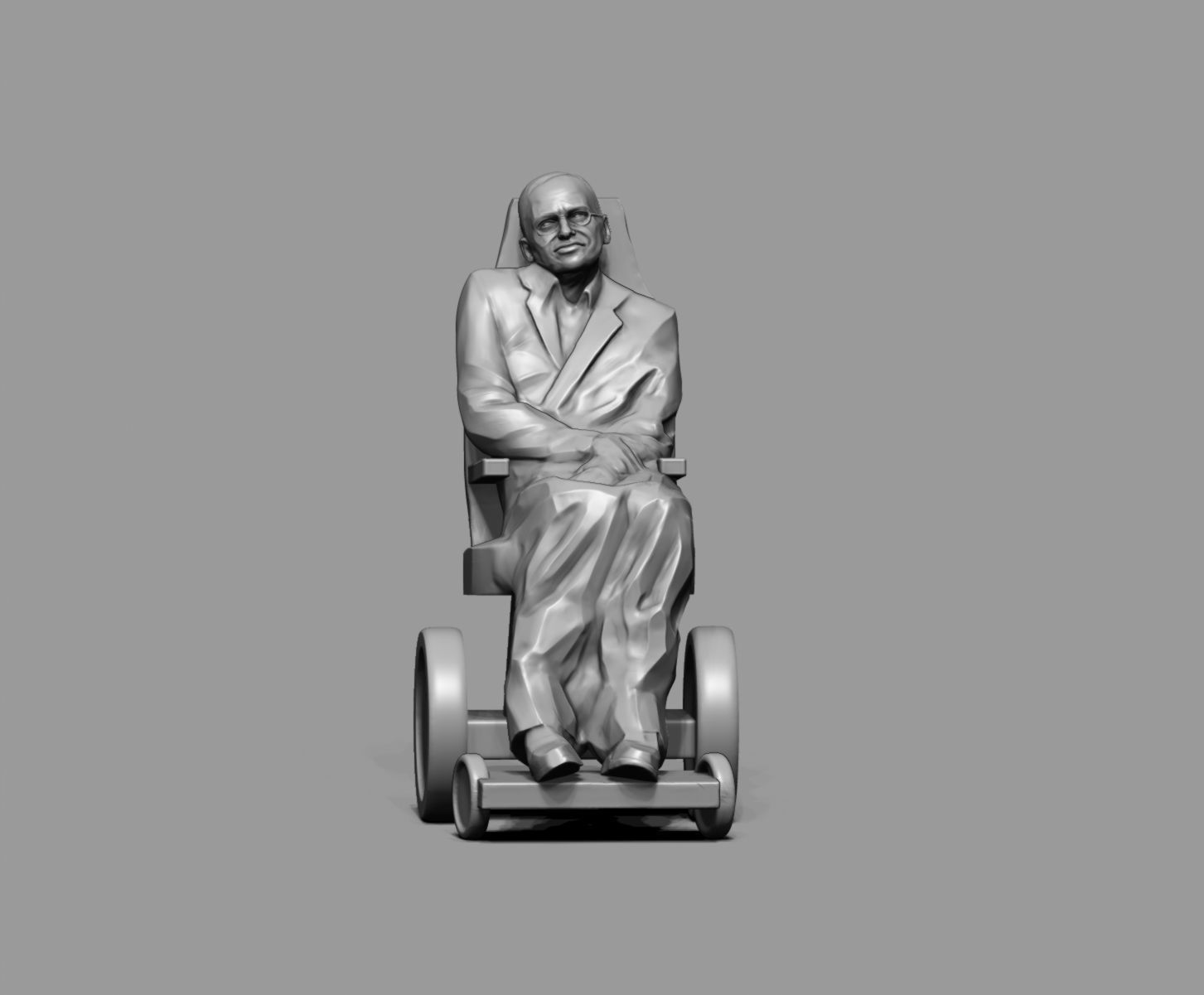 Stephen Hawking 3D print model_28