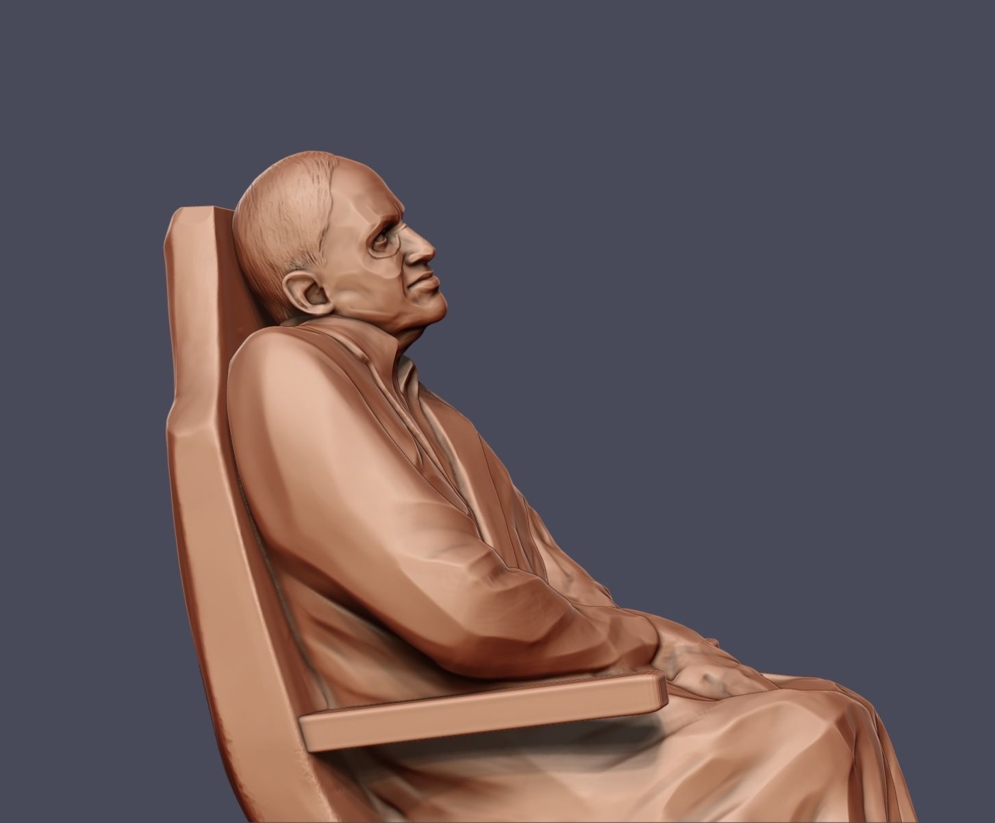 Stephen Hawking 3D print model_25