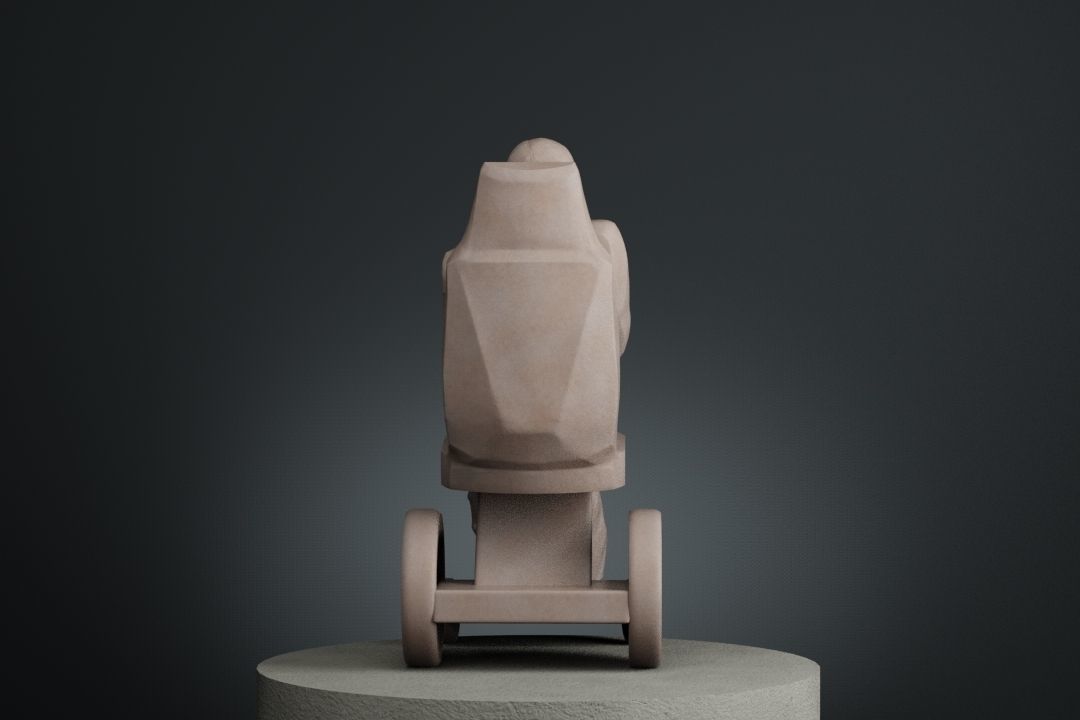 Stephen Hawking 3D print model_8