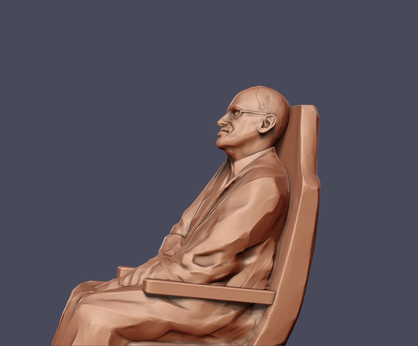 Stephen Hawking 3D print model_23