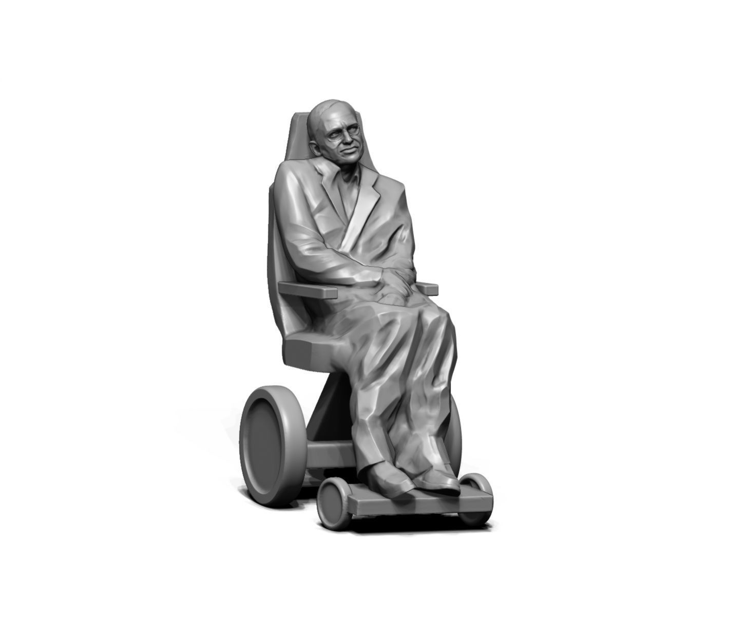 Stephen Hawking 3D print model_29