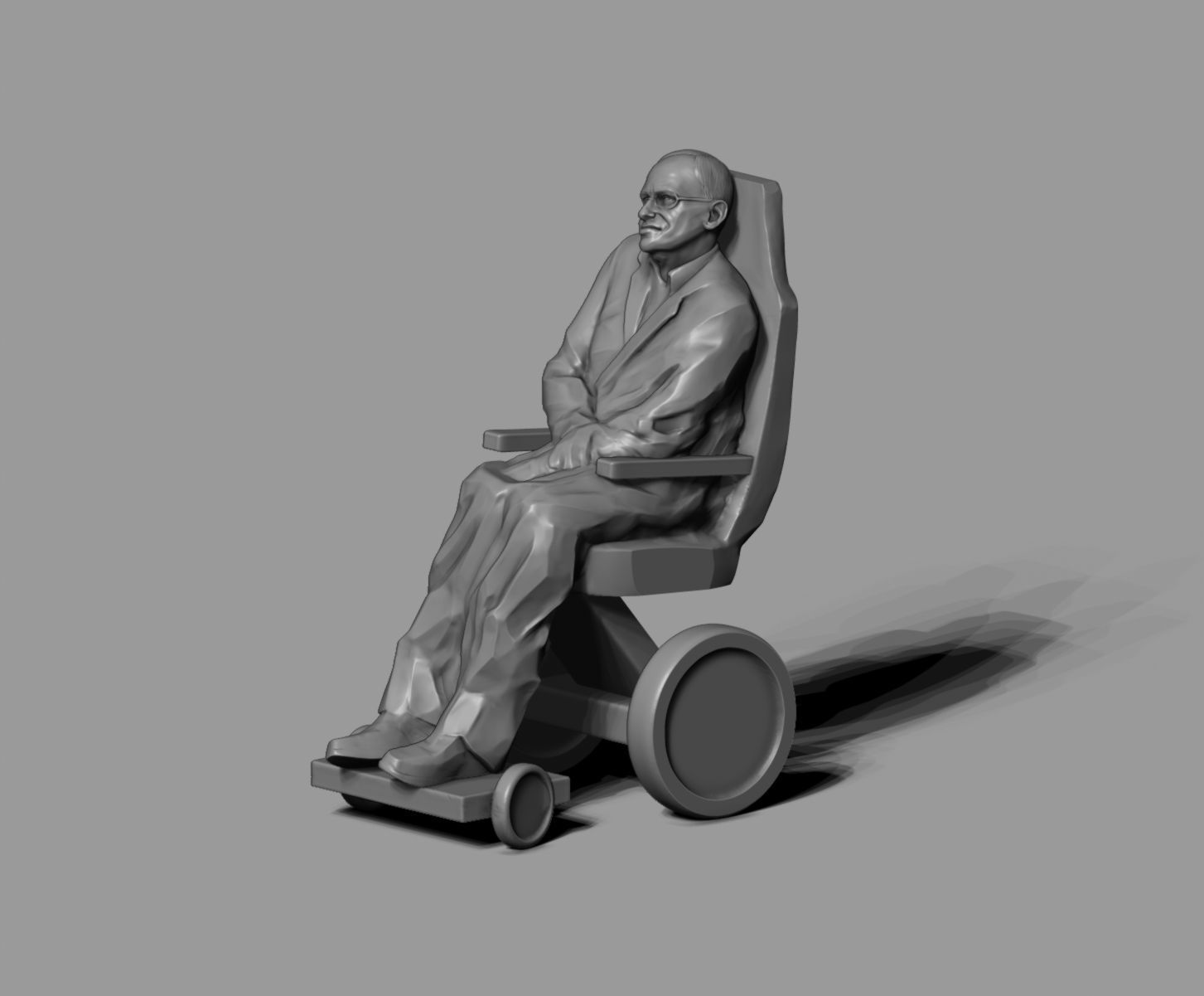Stephen Hawking 3D print model_27