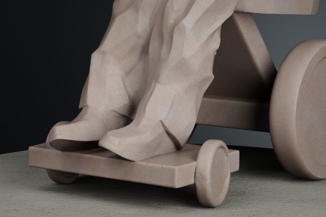 Stephen Hawking 3D print model_15