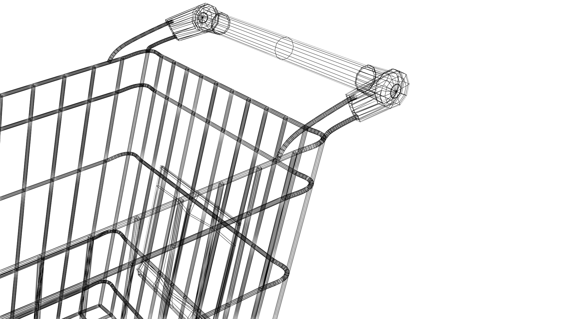 Shopping Cart Free 3D model_4