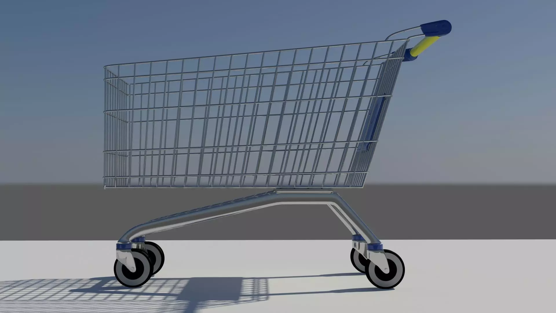 Shopping Cart Free 3D model_0
