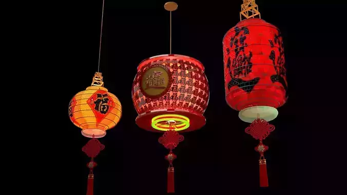 Chinese red lantern 