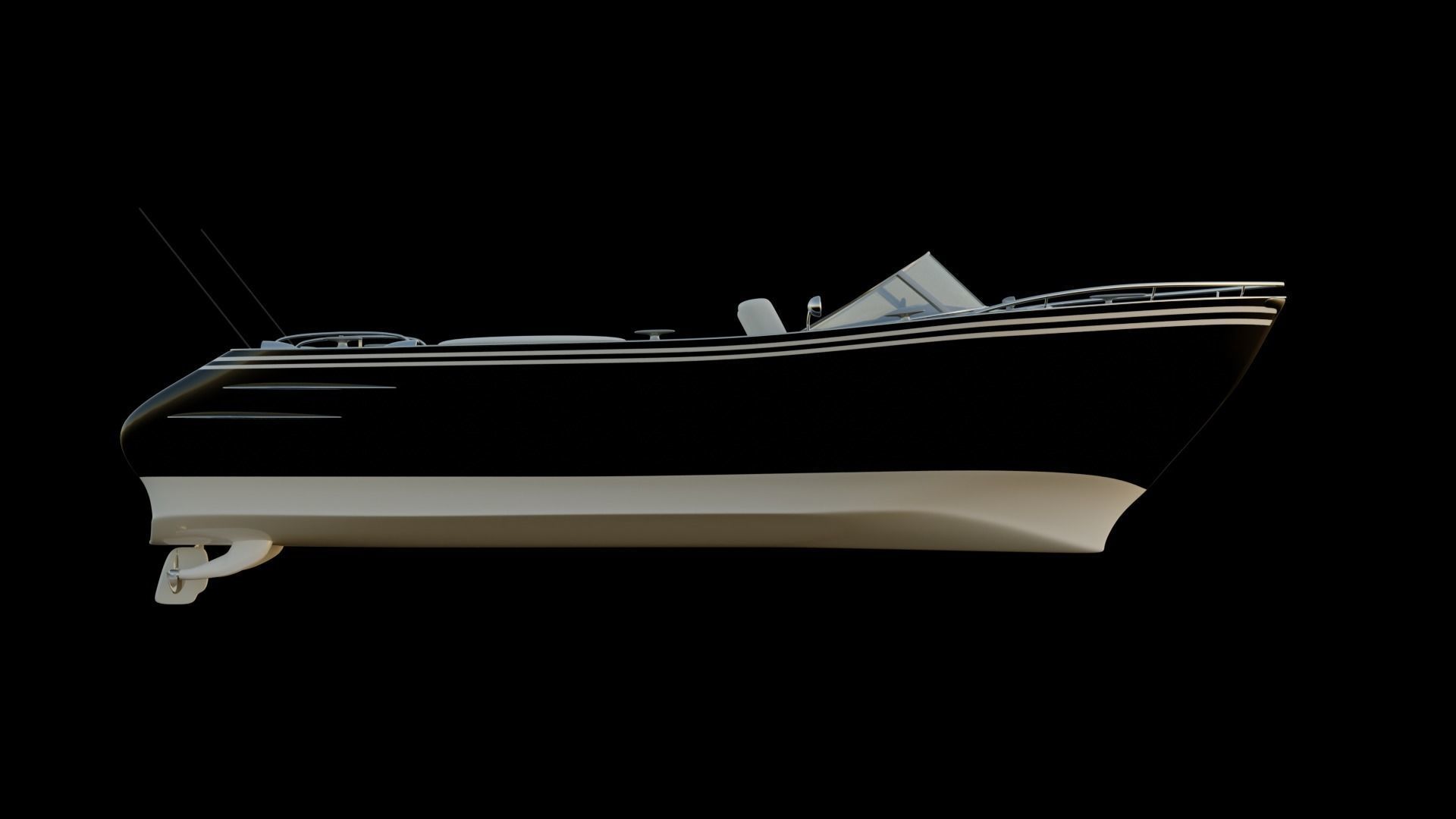 Boat Watercraft 3d model 3D model_3