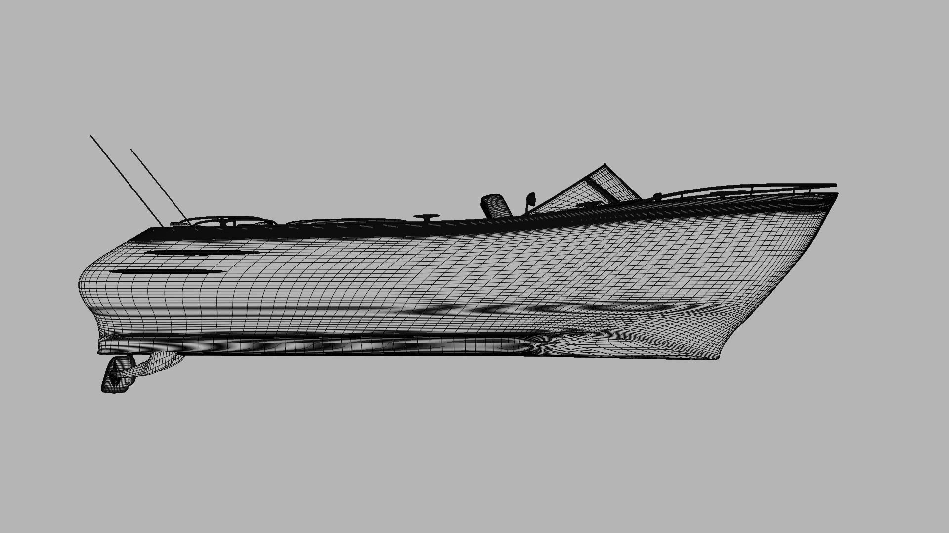 Boat Watercraft 3d model 3D model_8