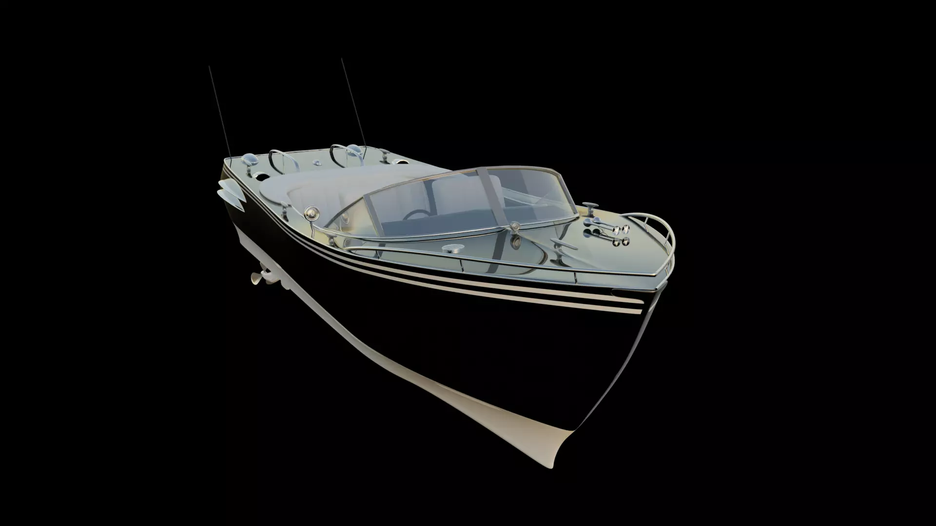 Boat Watercraft 3d model 3D model_0