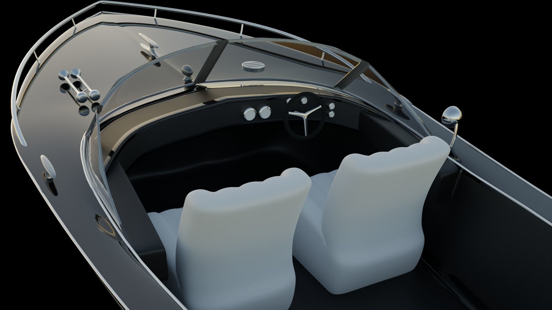 Boat Watercraft 3d model 3D model_4