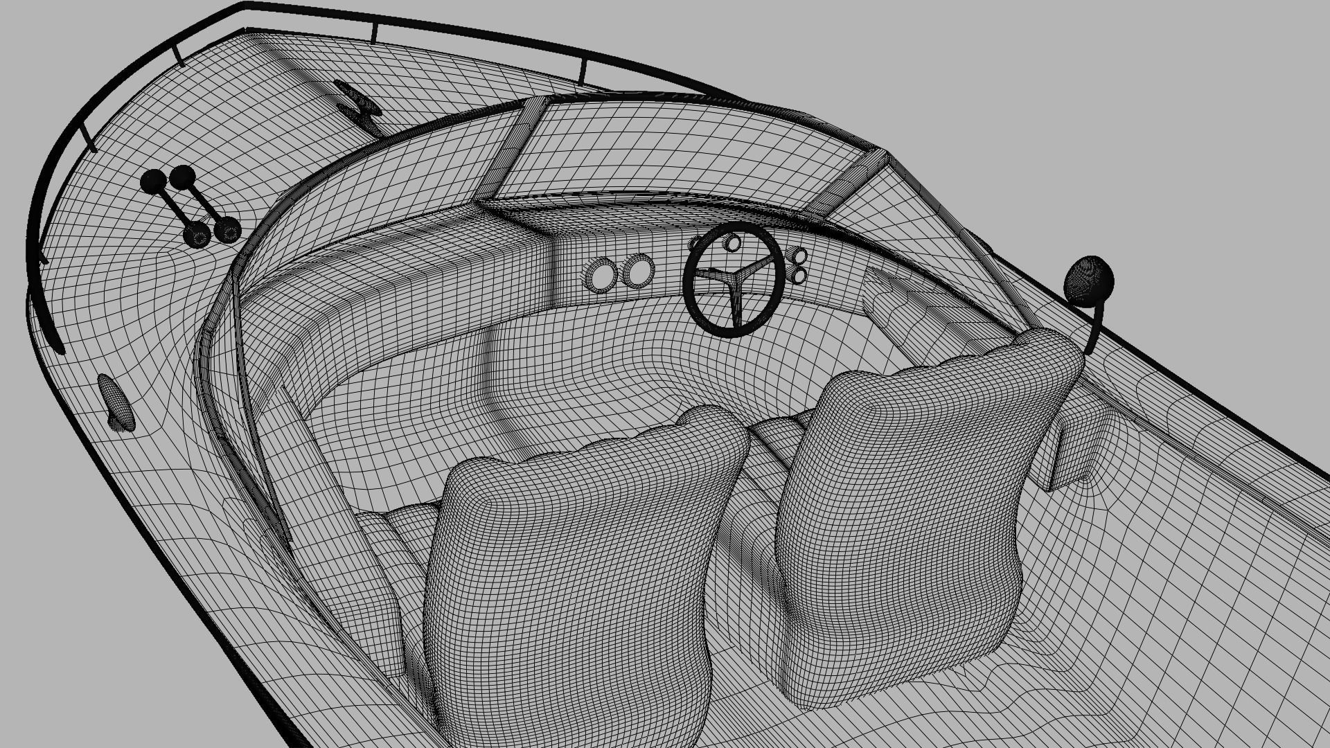 Boat Watercraft 3d model 3D model_9