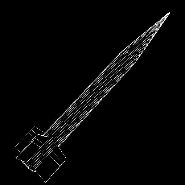 Hatf-IB Ballitic Missile 3D model_4