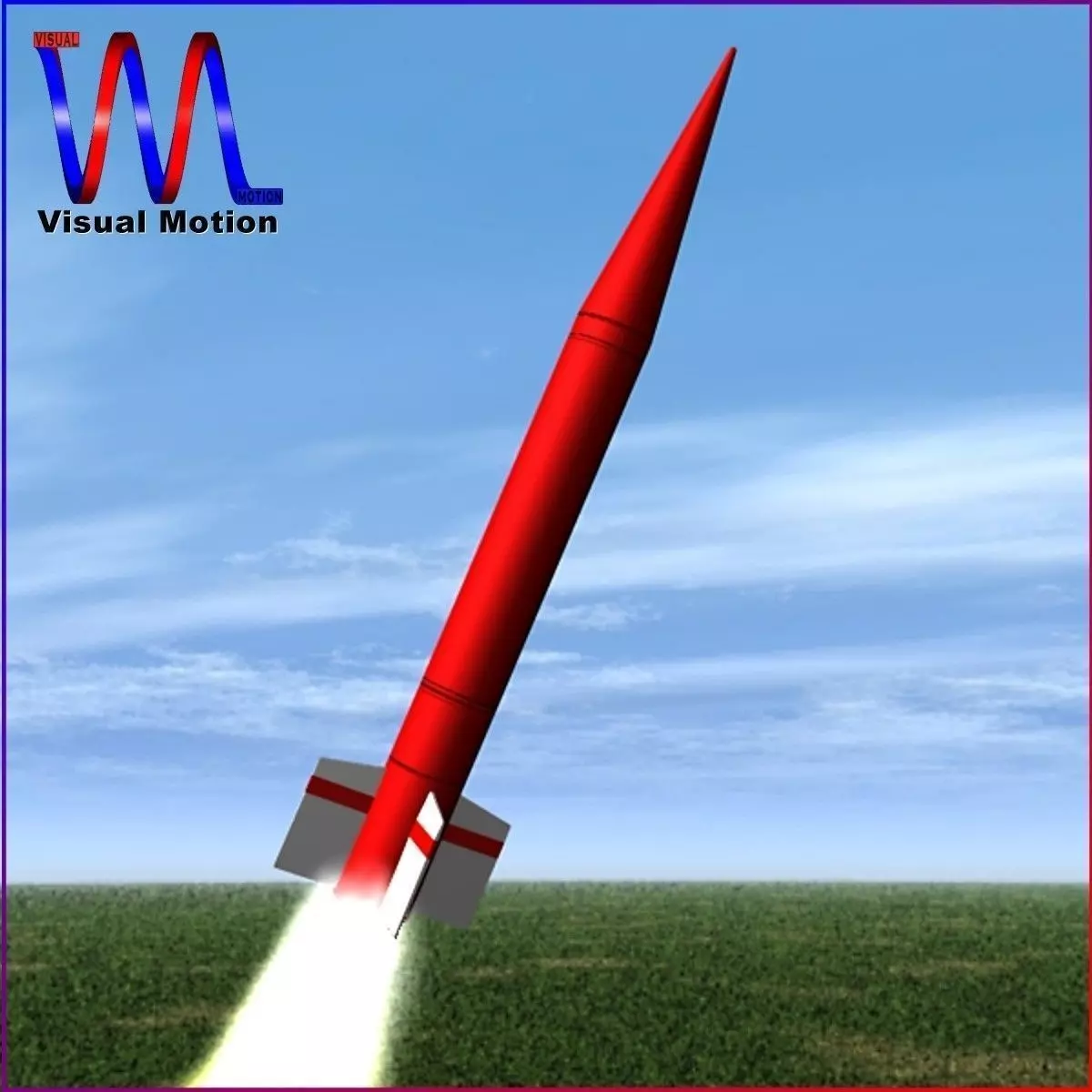 Hatf-IB Ballitic Missile 3D model_0
