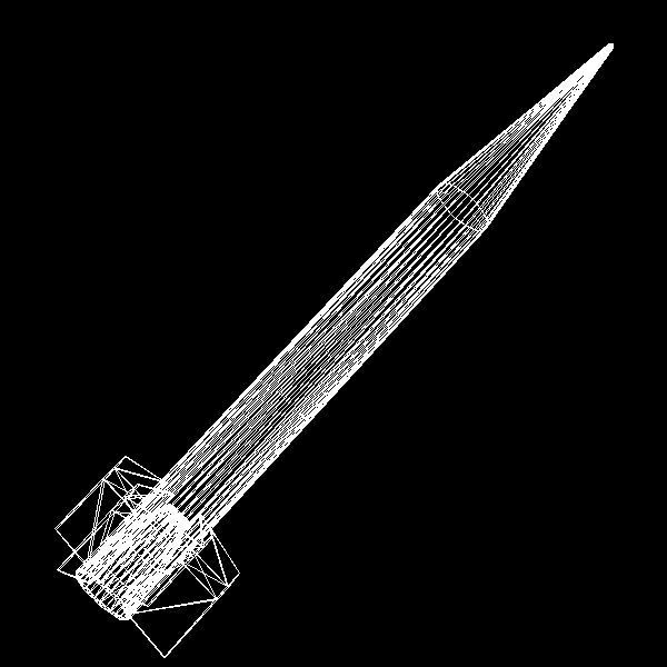 Hatf-IB Ballitic Missile 3D model_5