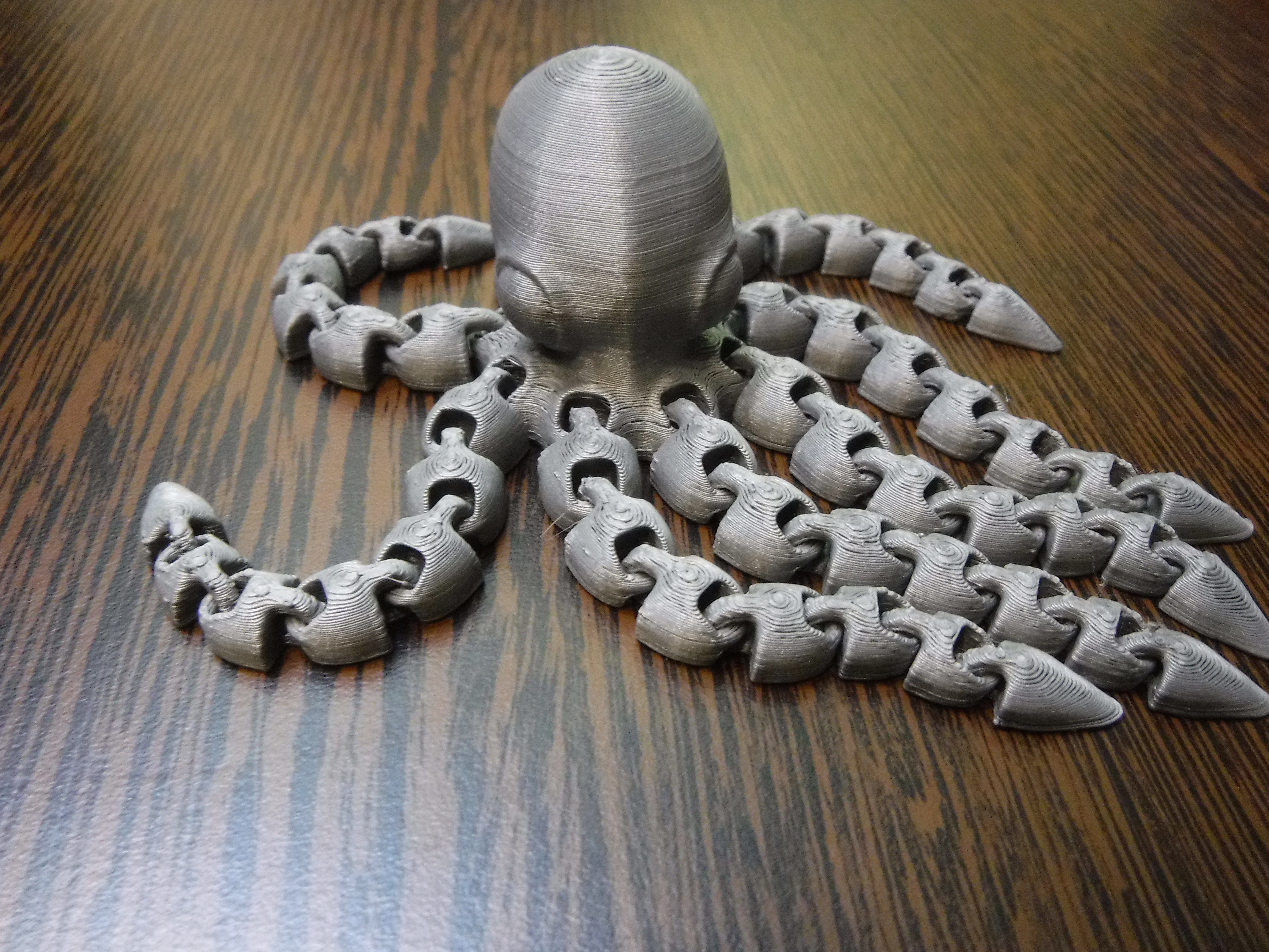 Articulated flexi octopus-peeper with huge eyes 3D print model_6