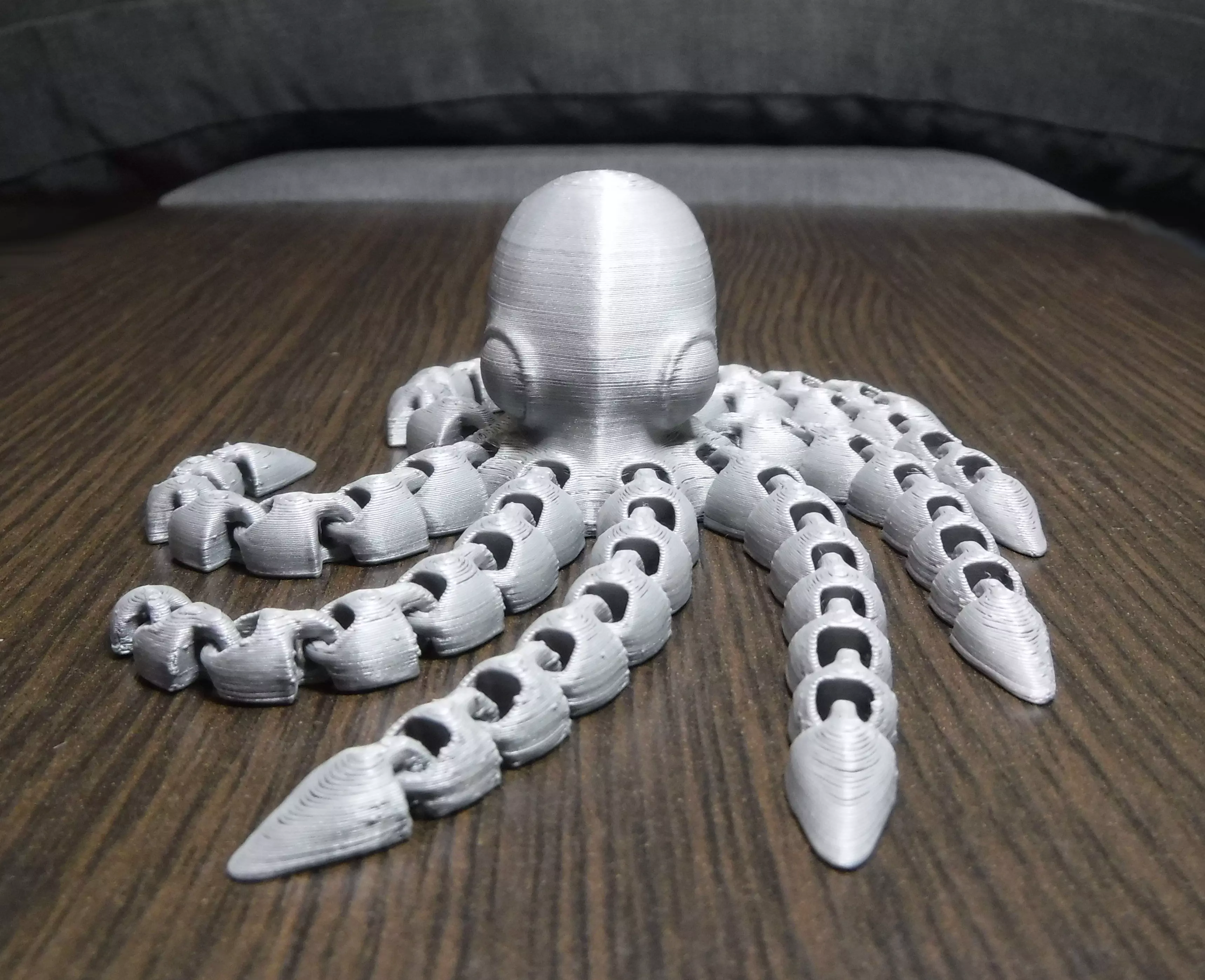 Articulated flexi octopus-peeper with huge eyes 3D print model_0