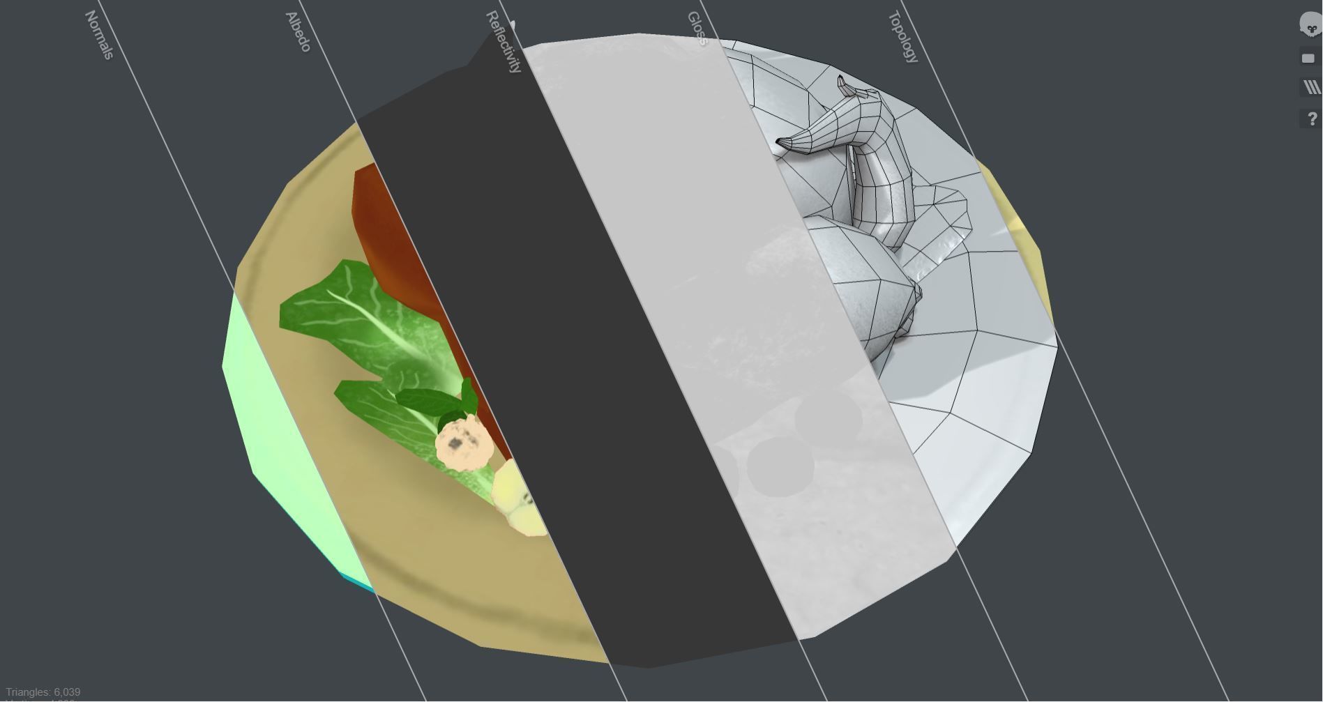 Turkey Low-poly 3D model_21