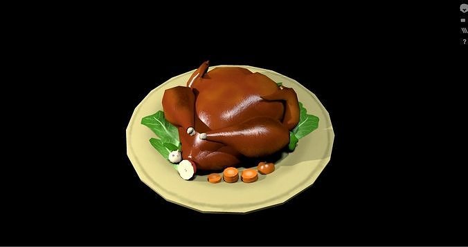 Turkey Low-poly 3D model