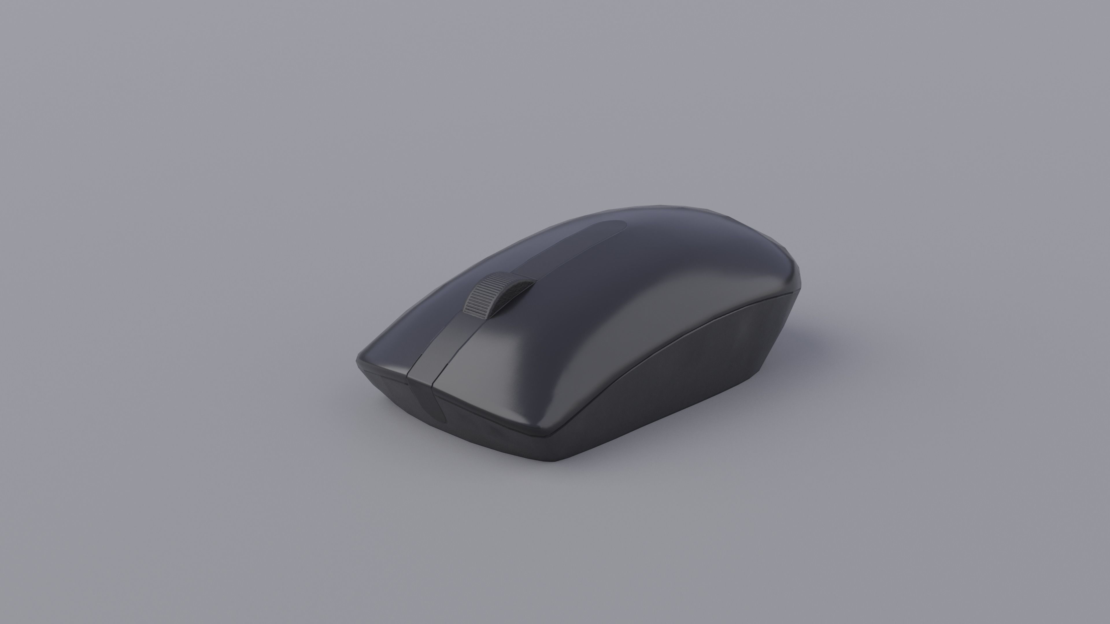 Computer Low-poly 3D model_8