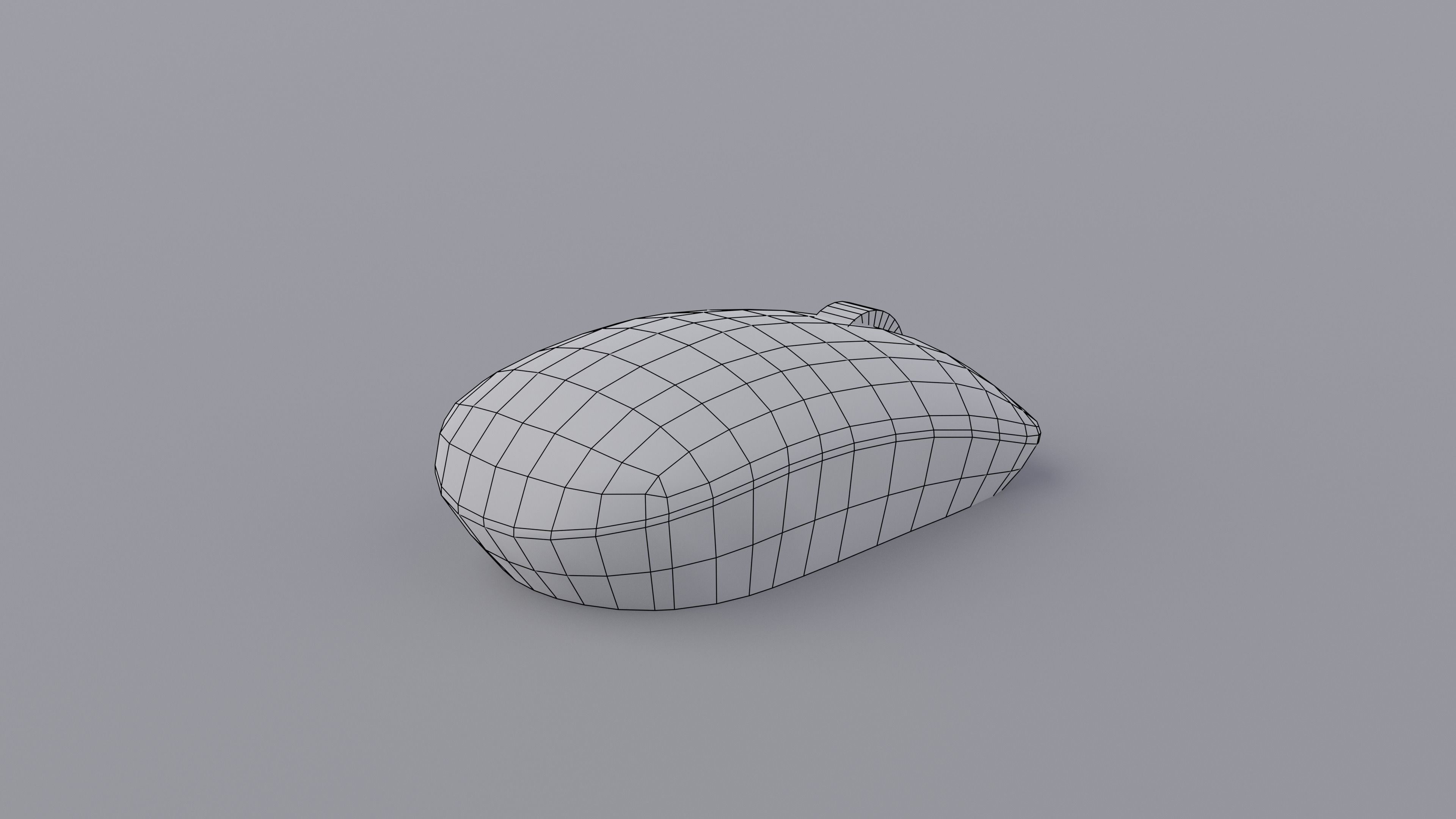 Computer Low-poly 3D model_15