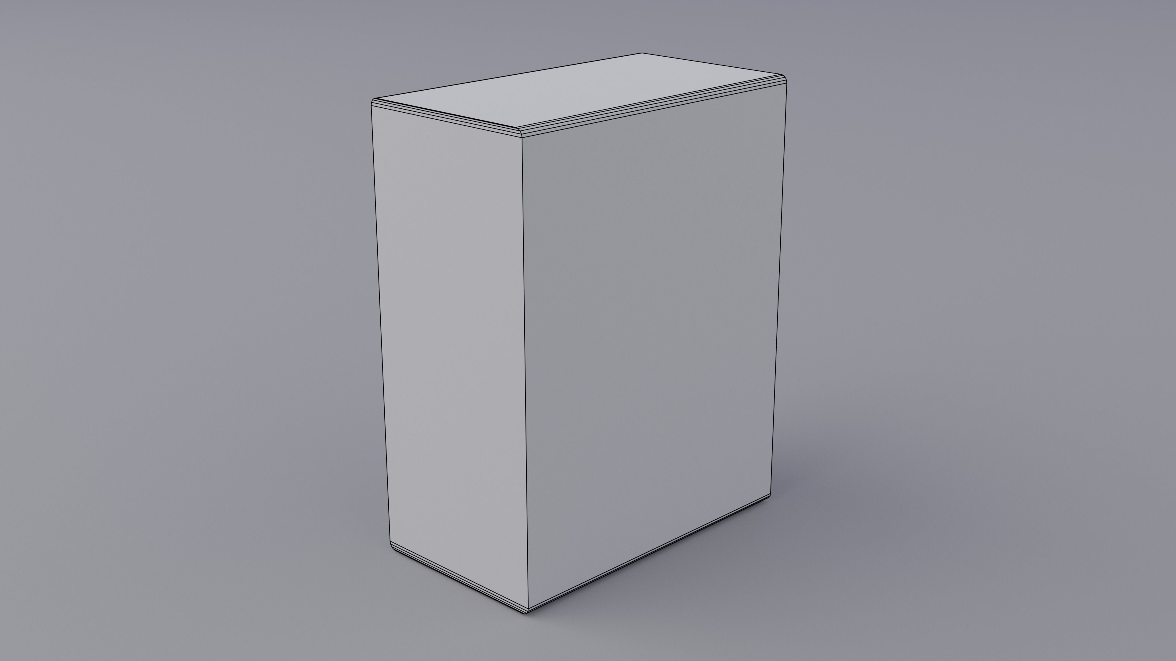 Computer Low-poly 3D model_10