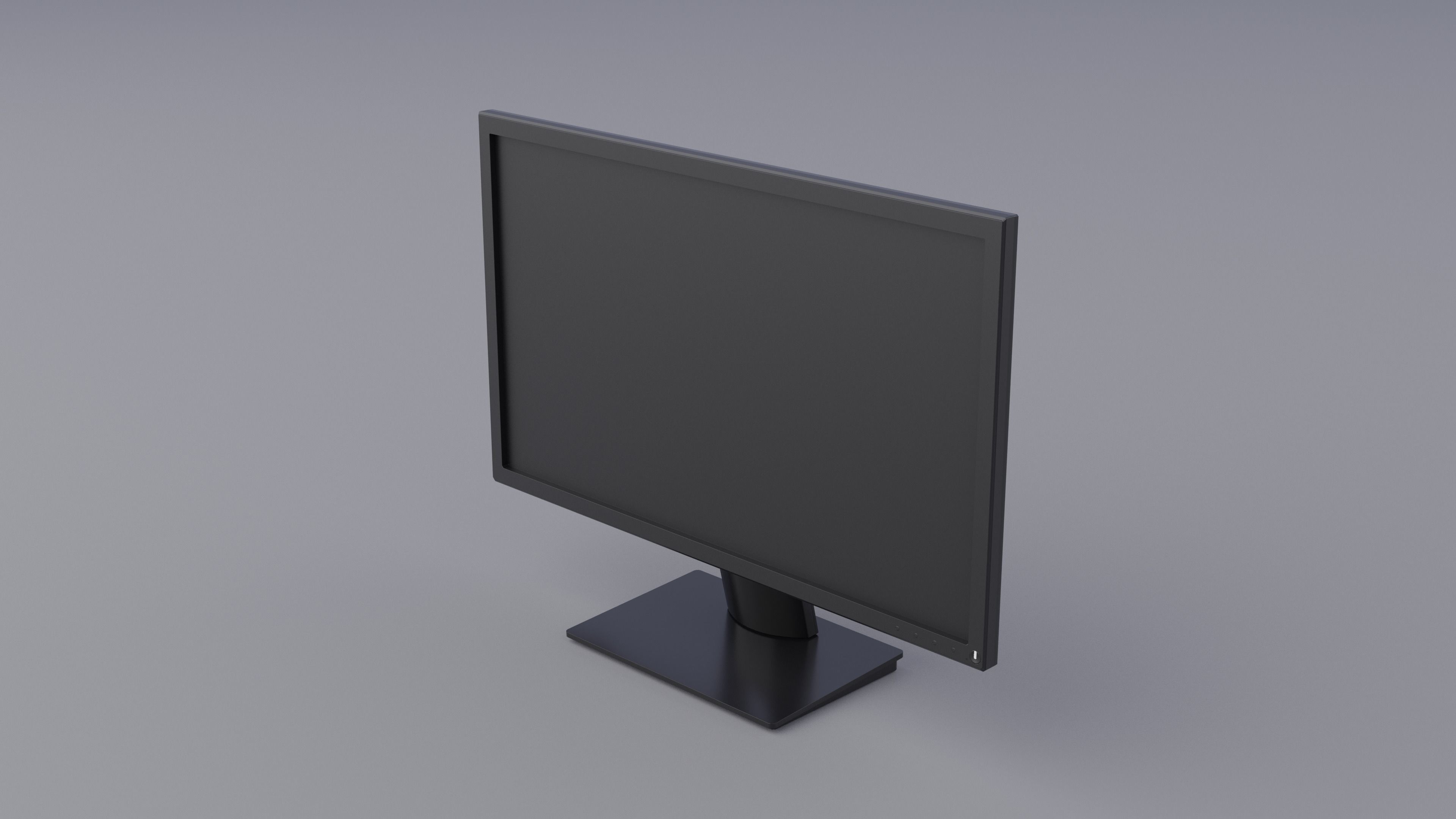 Computer Low-poly 3D model_6
