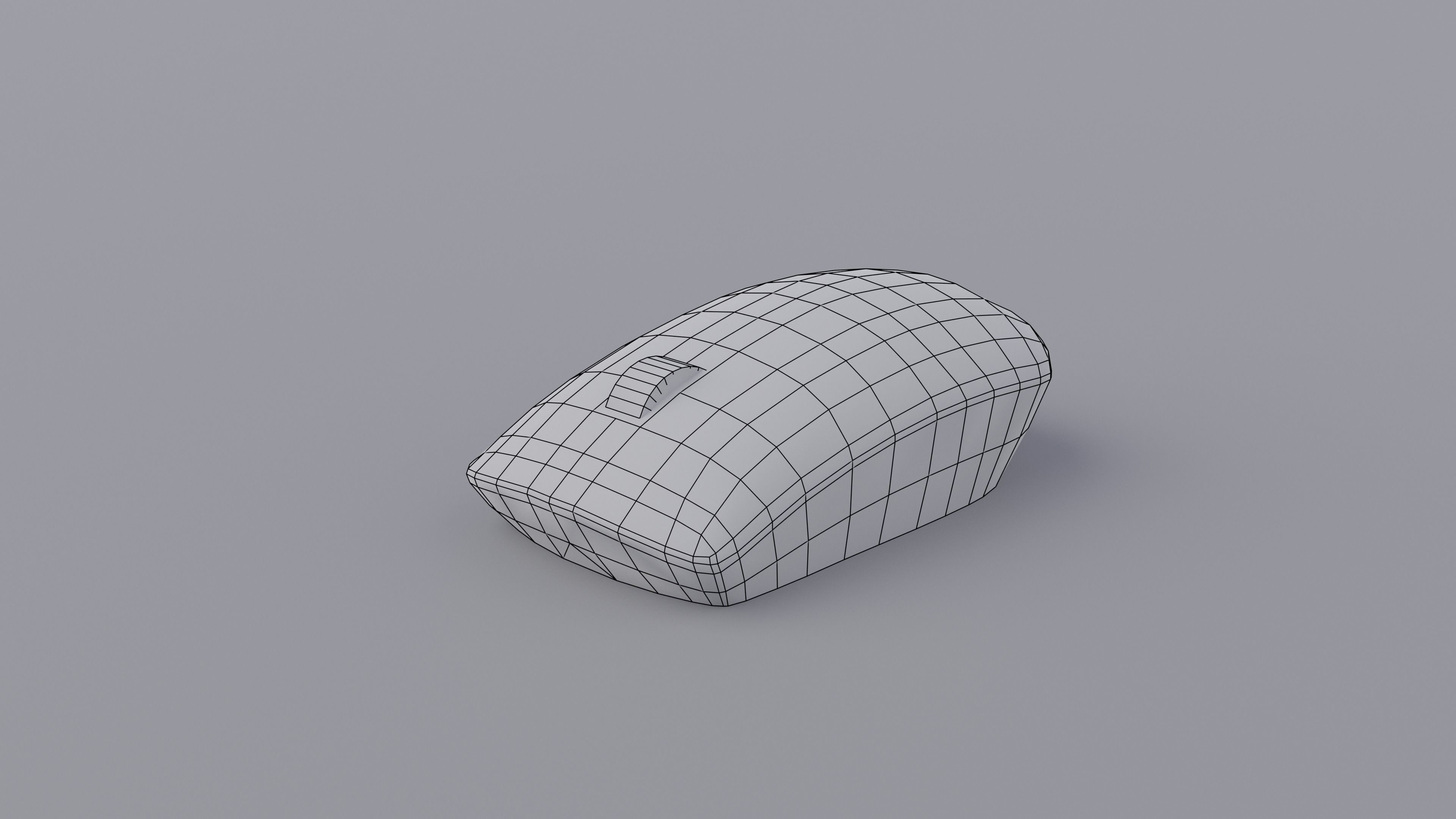 Computer Low-poly 3D model_16