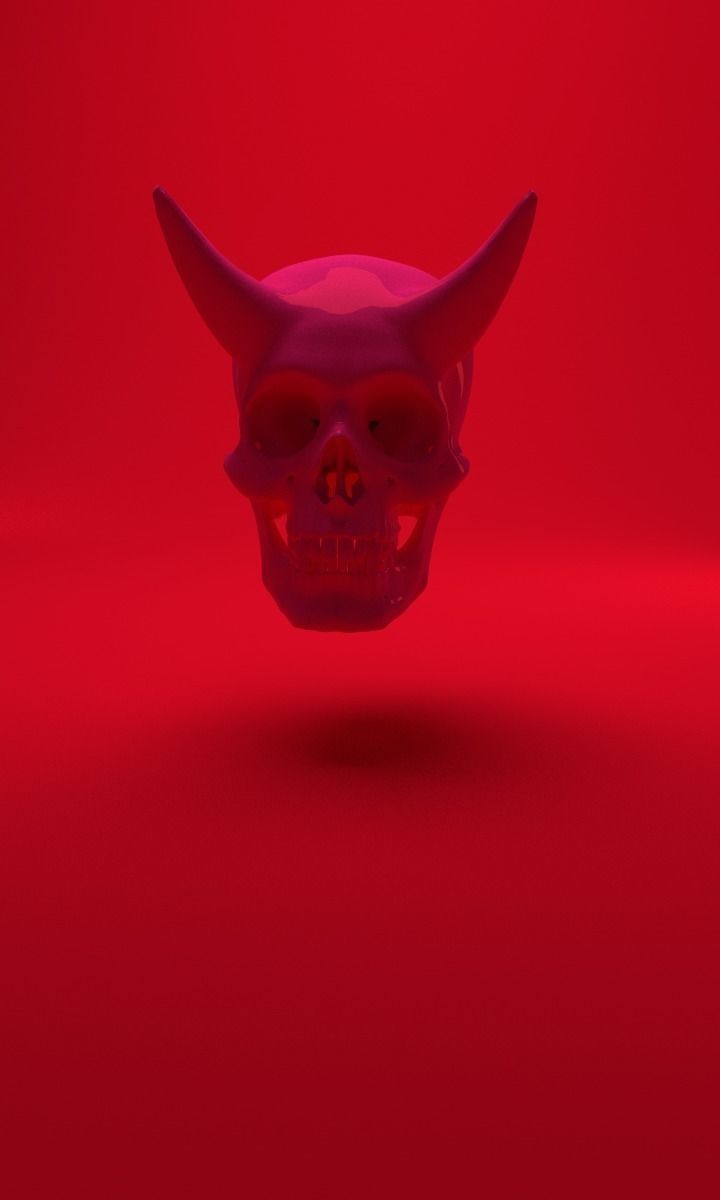 Skull Demon 3D model_1