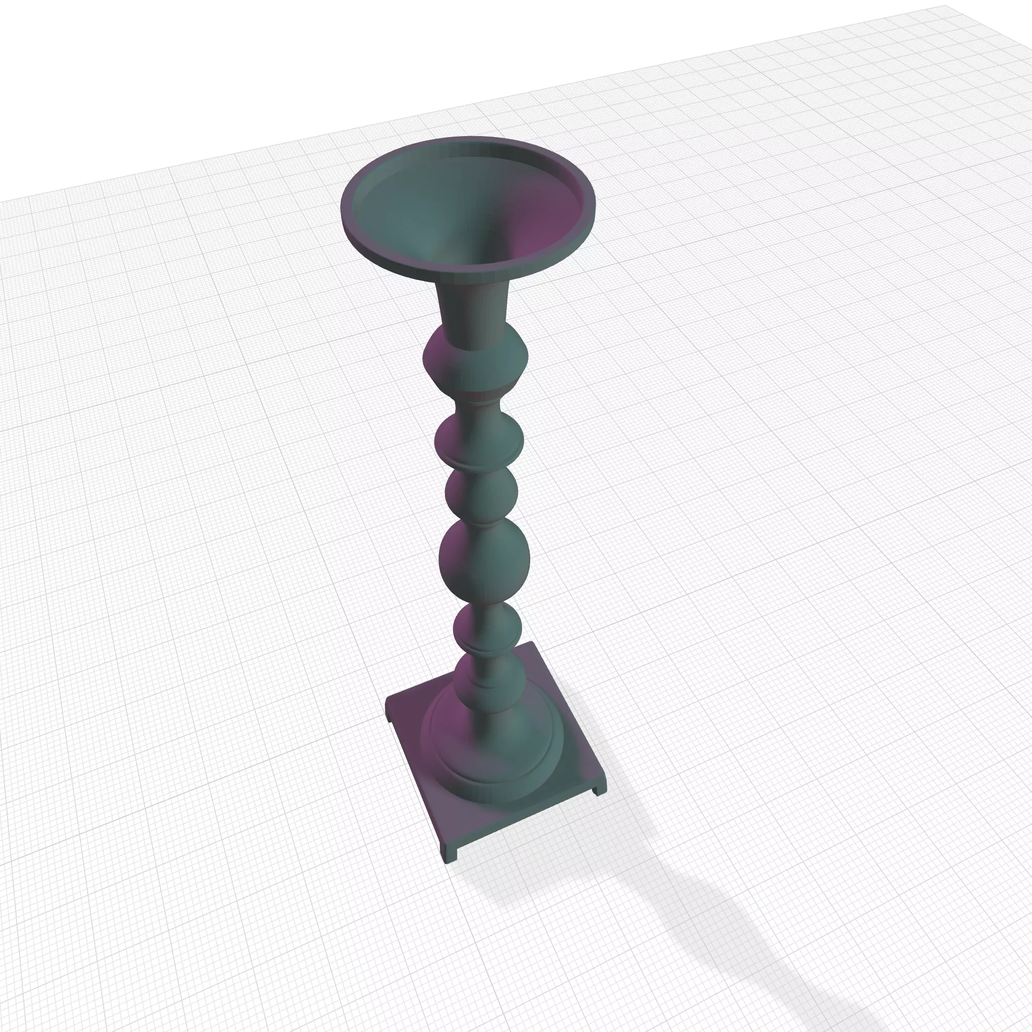 Coro Tabletop Candlestick Free 3D model