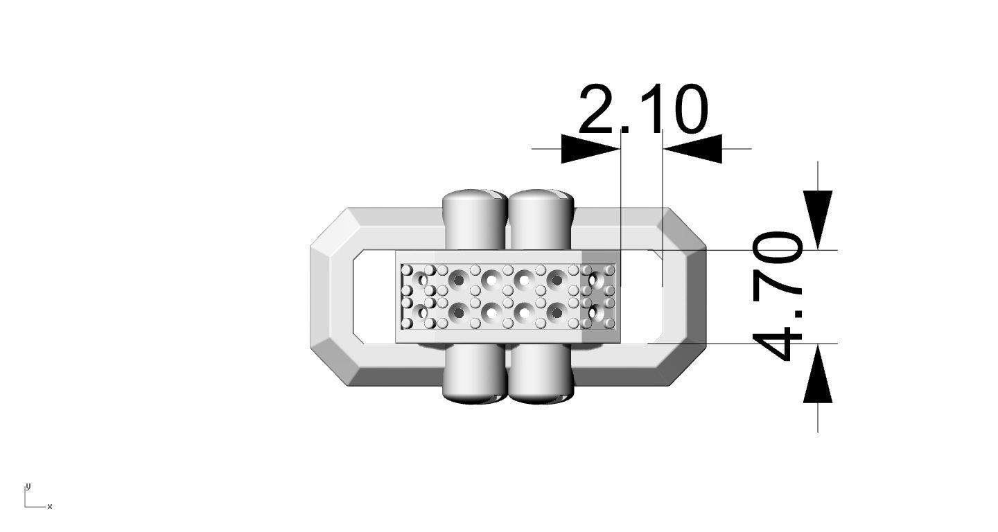Cord bracelet 2023-002 3D print model_10