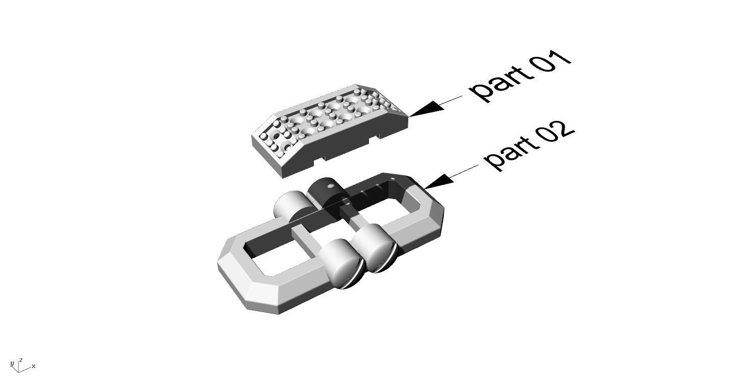 Cord bracelet 2023-002 3D print model_14
