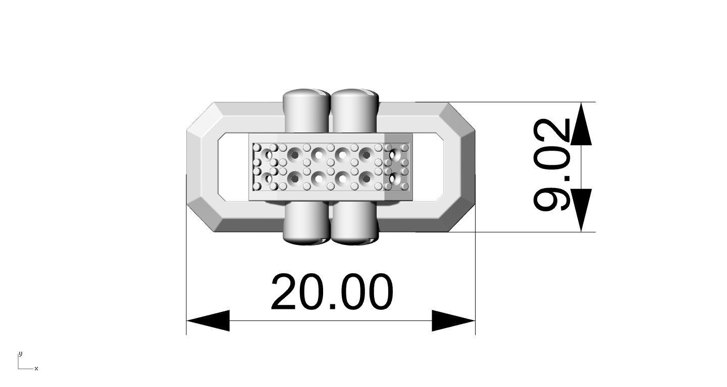 Cord bracelet 2023-002 3D print model_9