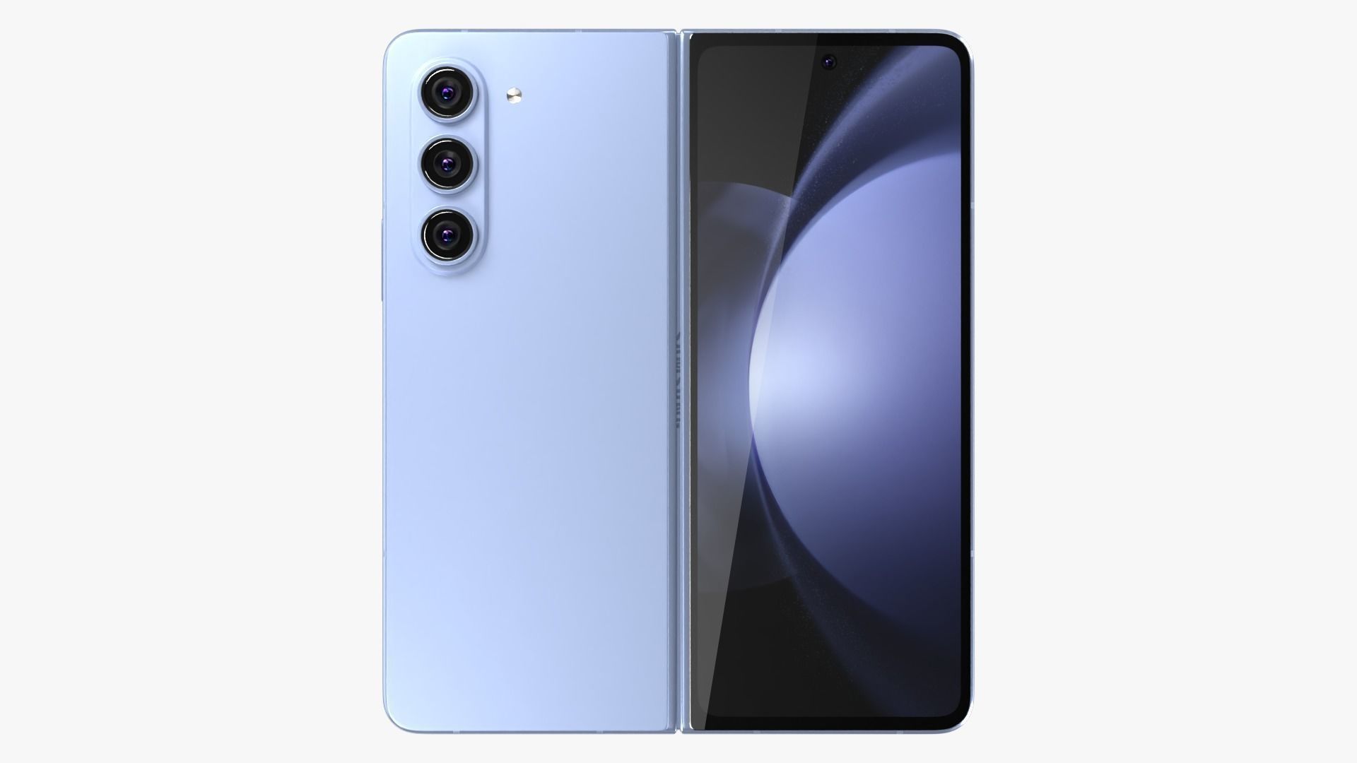 Samsung Galaxy Z Fold 5 Blue 3D model_13