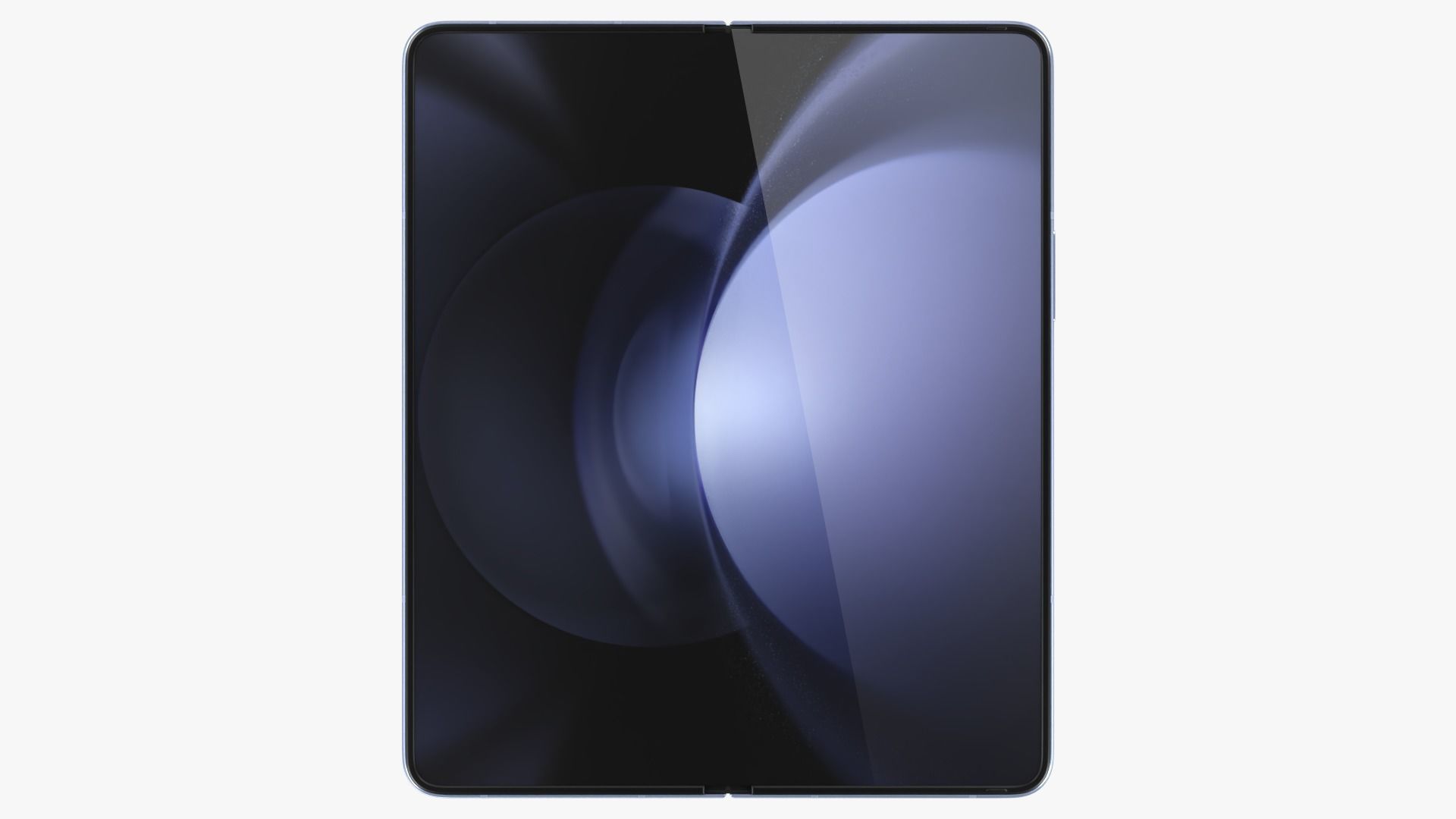 Samsung Galaxy Z Fold 5 Blue 3D model_12