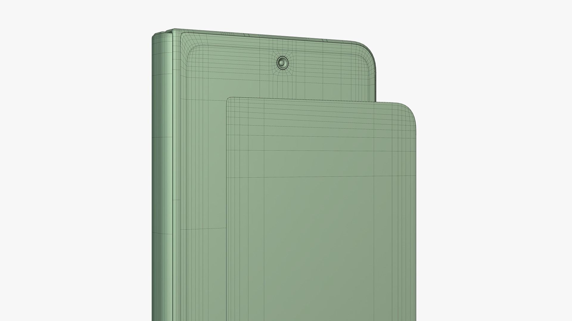 Samsung Galaxy Z Fold 5 Blue 3D model_19