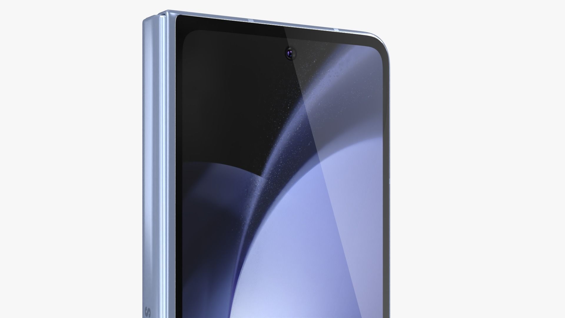 Samsung Galaxy Z Fold 5 Blue 3D model_5