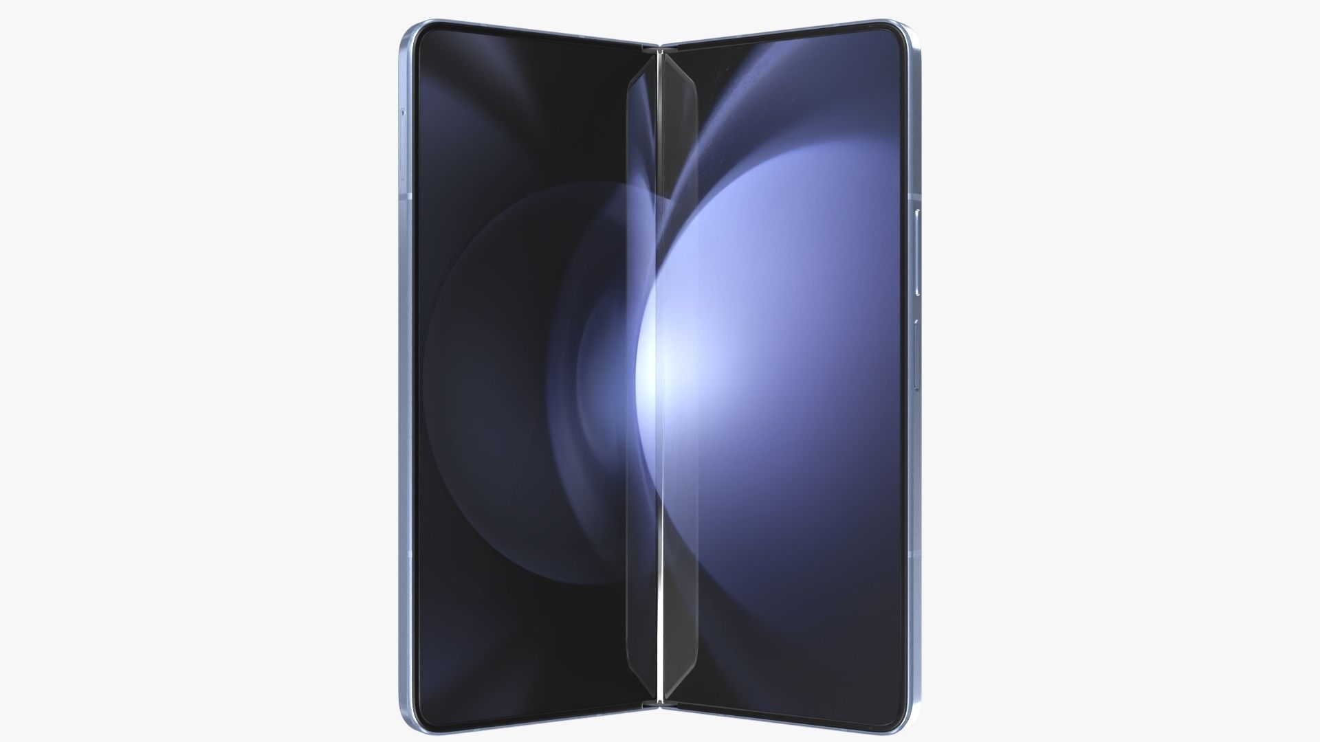 Samsung Galaxy Z Fold 5 Blue 3D model_4