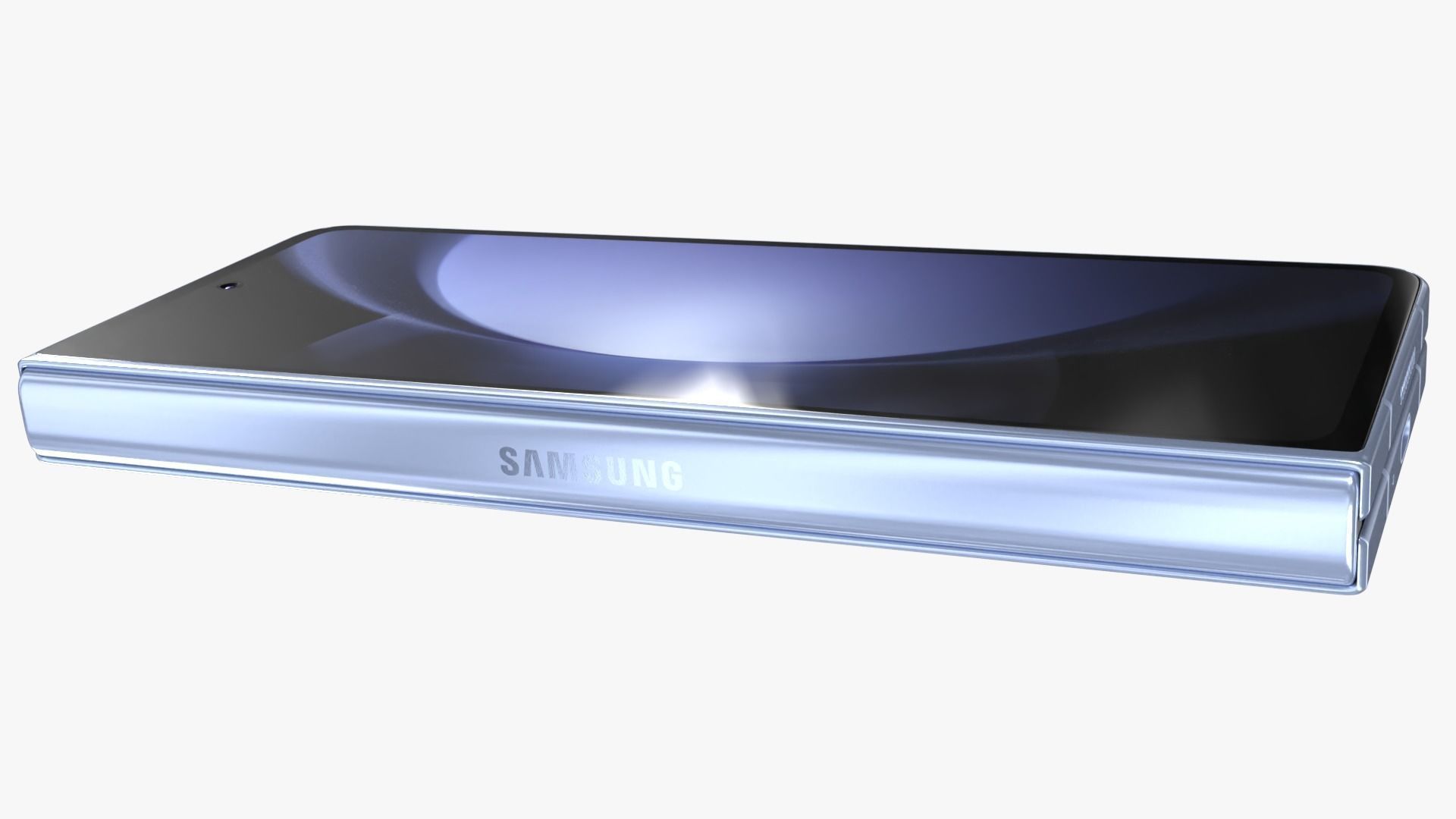 Samsung Galaxy Z Fold 5 Blue 3D model_10