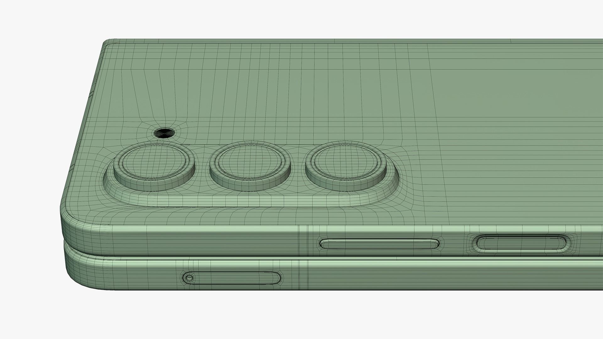 Samsung Galaxy Z Fold 5 Blue 3D model_20
