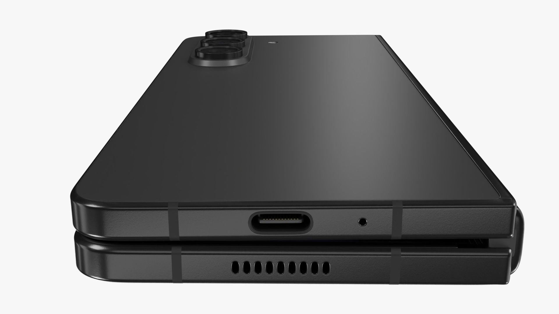 Samsung Galaxy Z Fold 5 Black 3D model_6