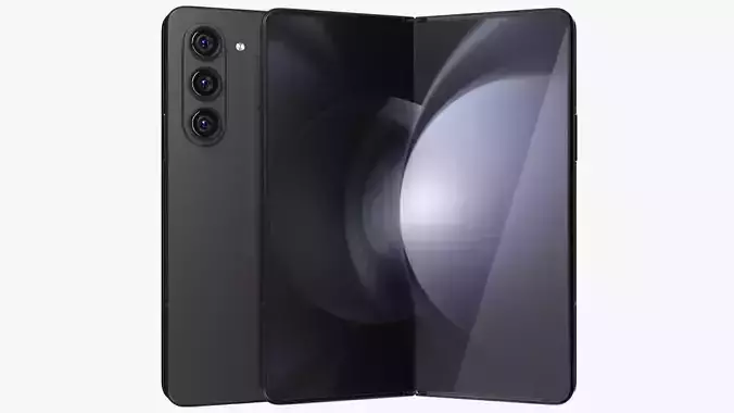 Samsung Galaxy Z Fold 5 Black 3D model