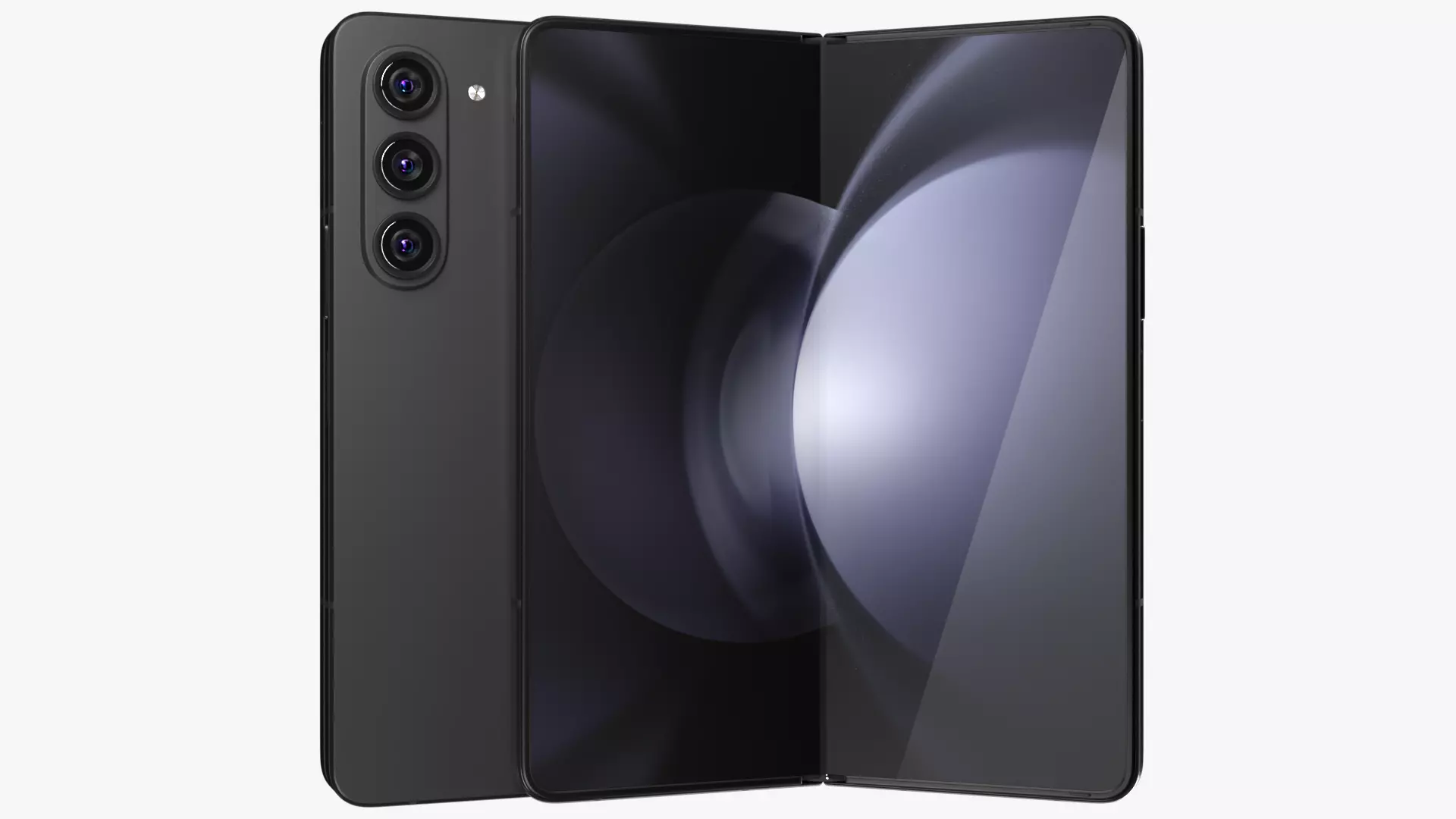 Samsung Galaxy Z Fold 5 Black 3D model_0